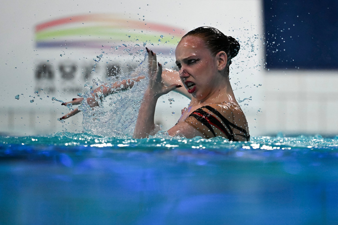 (SP)CHINA-XI'AN-ARTISTIC SWIMMING-WORLD CUP-WOMEN SOLO FREE (CN)