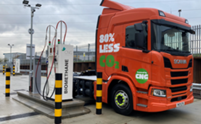 The Bellshill renewable biomethane refuelling station is the latest in CNG's refuelling network, which consists of seven operational sites and 14 in the pipeline.  | Credit: CNG Fuels