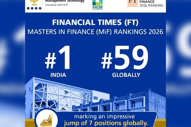 IMT Ghaziabad Ranked No. 1 in India and No. 59 Globally in the Financial Times Masters in Finance (MiF) Rankings 2026