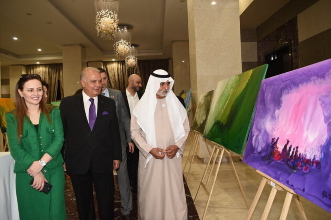 Nahyan bin Mubarak inaugurates 'From the art of Diplomacy to the art of Colours' exhibition in Abu Dhabi