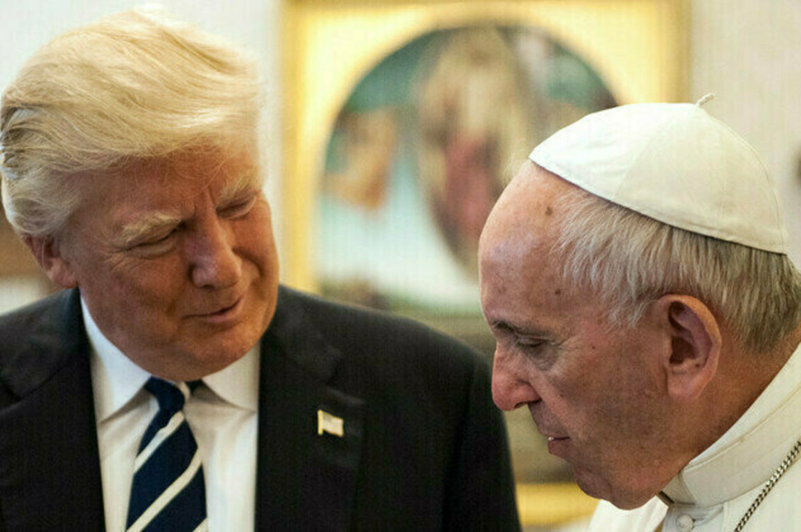 Id like to be pope  Trump