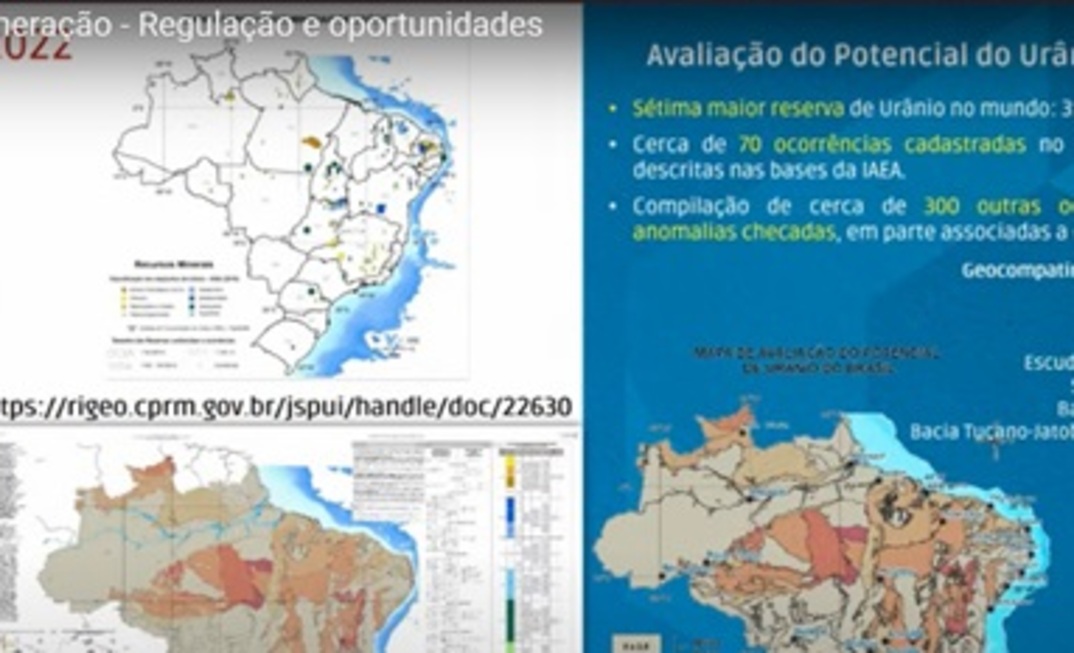 Mapa sobre potencial do urânio no Brasil aponta que mineral é subexplorado