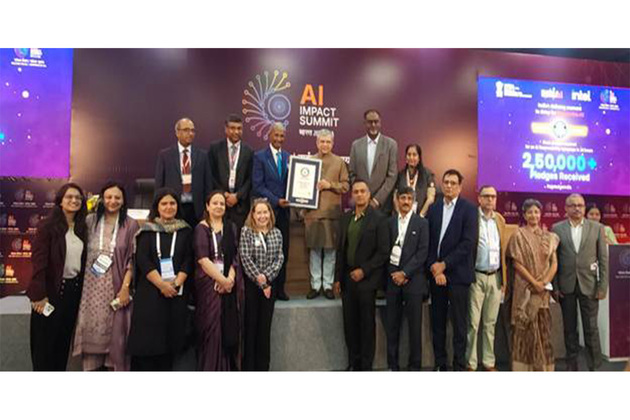 India sets Guinness World Record with more than 2.5 lakh AI responsibility pledges in 24 hrs at AI Impact Summit 2026