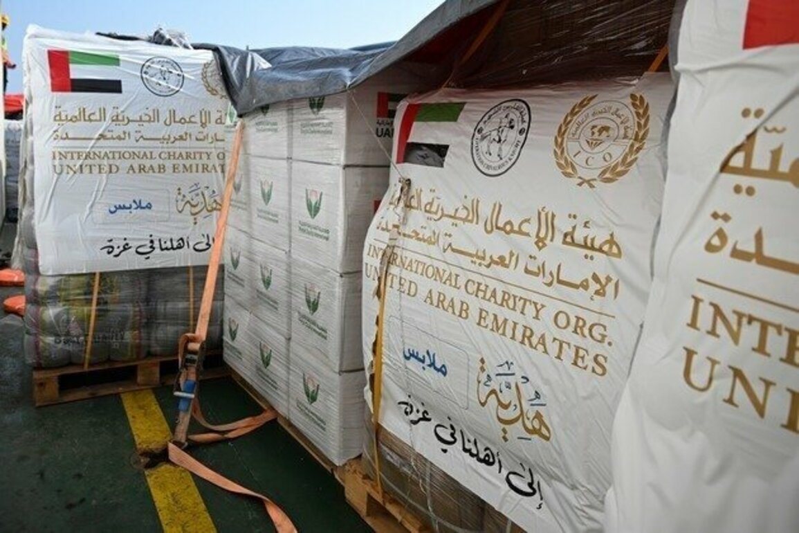 UAE Humanitarian Ship sails to Gaza carrying 7,200 tonnes of aid under Operation Chivalrous Knight 3