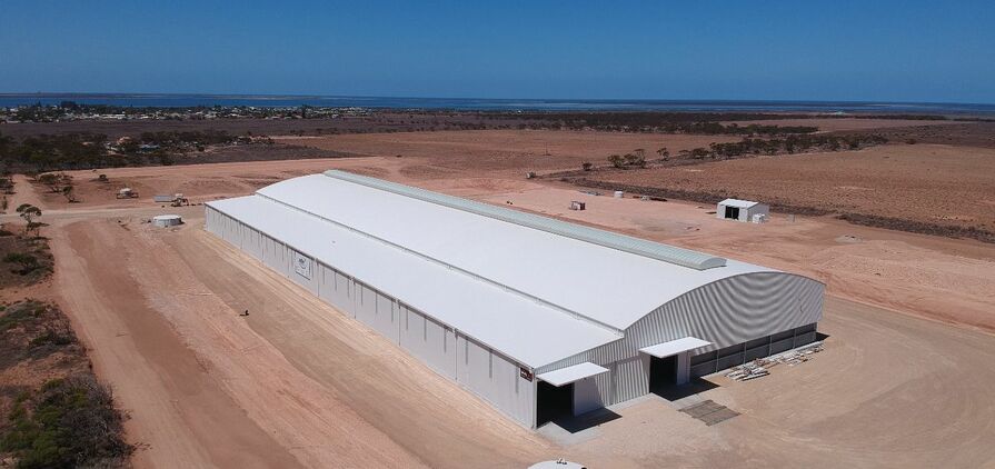 AgFert built its new fertiliser storage shed in just 100 days. 