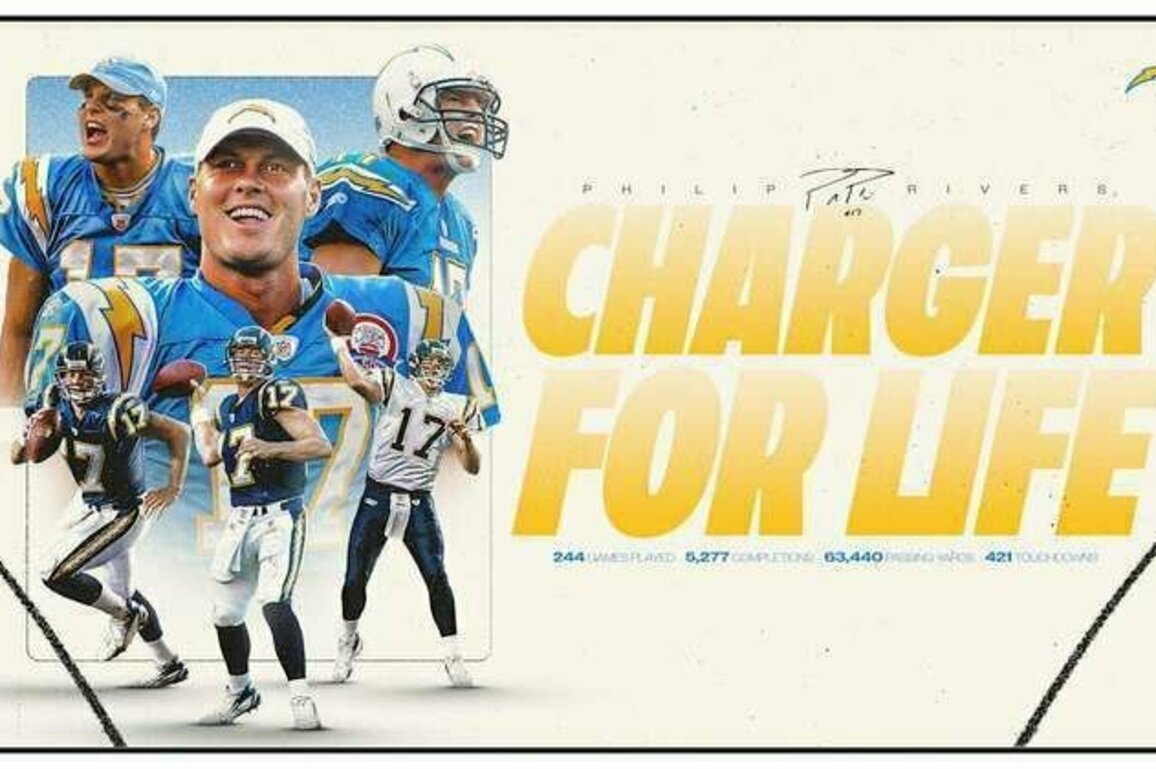Legendary QB Philip Rivers Retires as a Charger