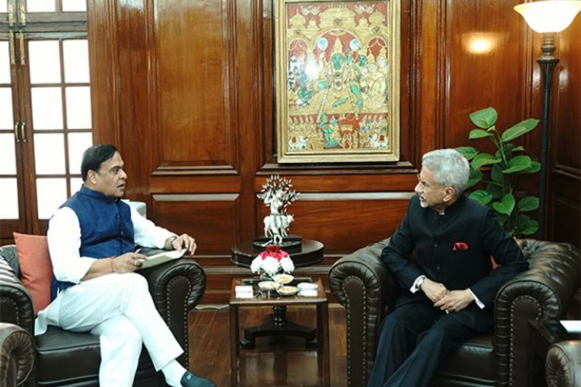EAM Jaishankar, Assam CM Sarma discuss development initiatives in Assam and its centrality for success of India's Act East, BIMSTEC policies