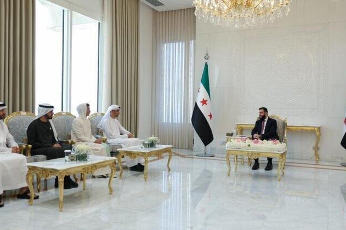 Syrian President receives Thani Al Zeyoudi, discusses partnership opportunities to support Syria's economic recovery efforts
