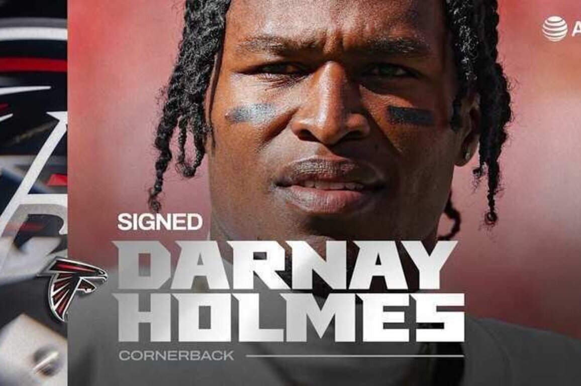 Atlanta Falcons sign CB Darnay Holmes