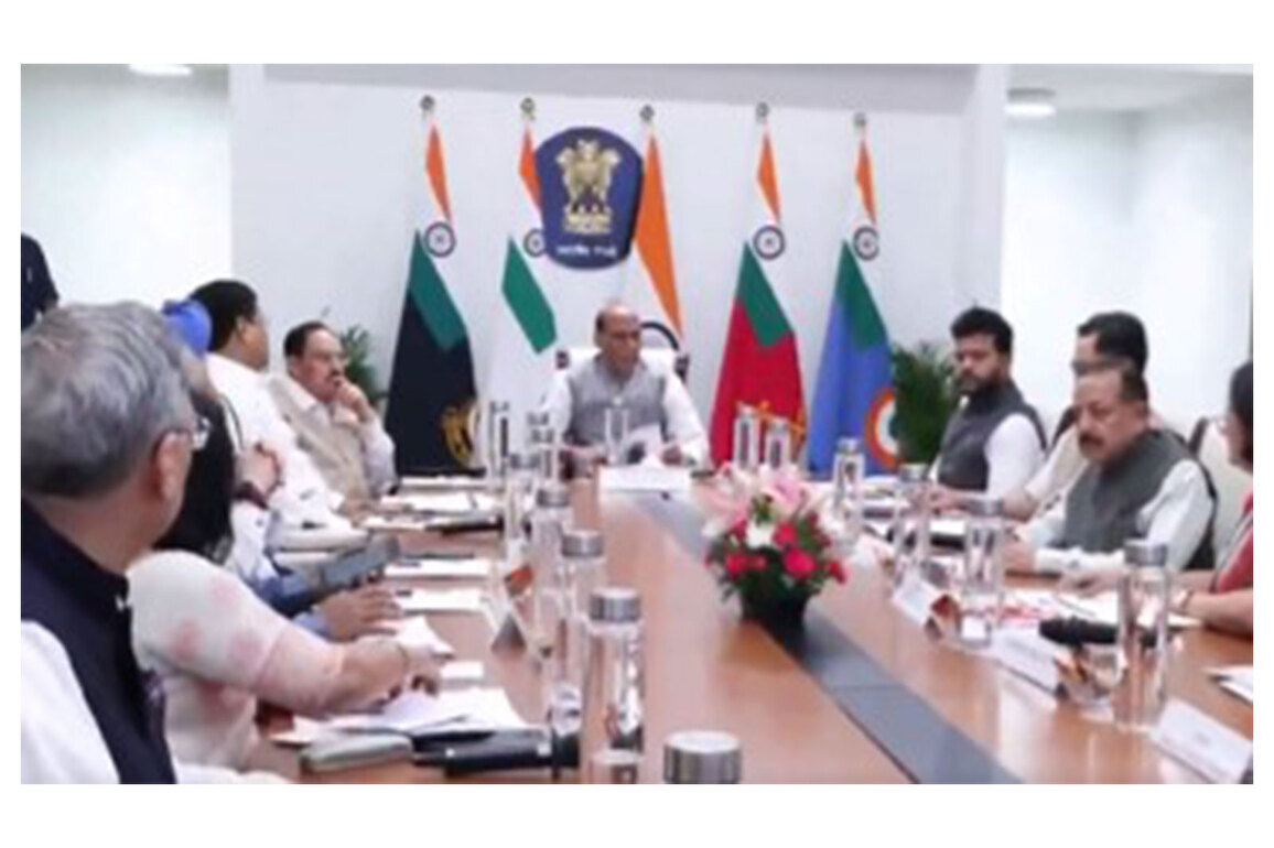 Defence Minister Rajnath Singh chairs Informal Group Meeting on evolving West Asia situation