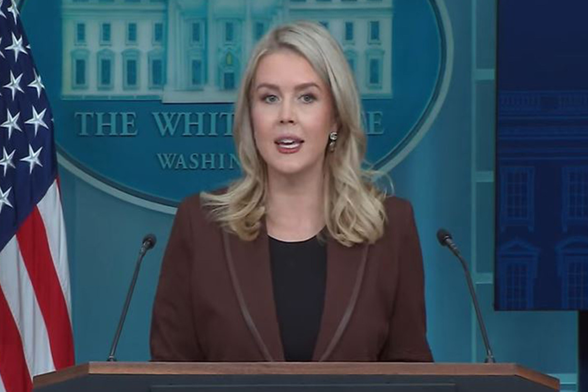 "President deeply concerned by purposeful, dishonest editing", says WH Press Sec Leavitt amid BBC row