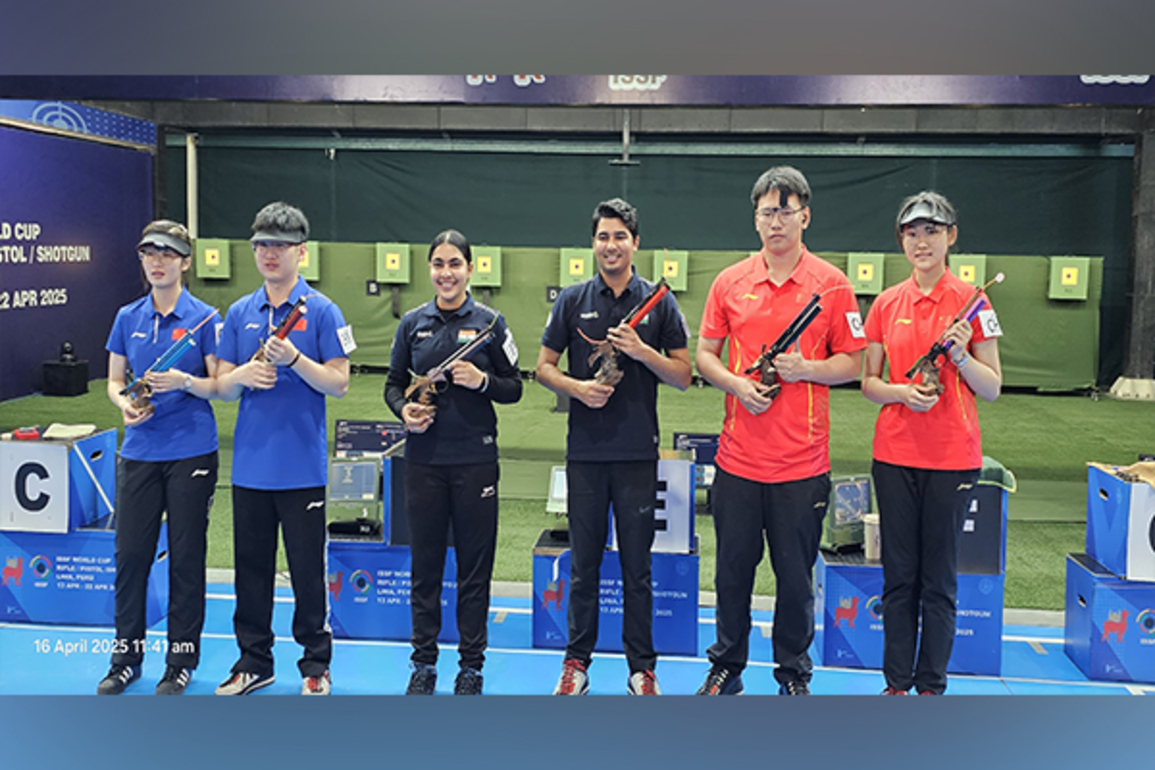 Suruchi, Saurabh pair strike gold as a team in Lima