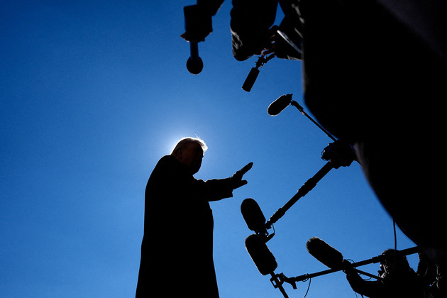 "Tremendous power has arrived," Trump says on Iran, will "settle it once and for all"