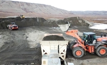  Loading of conveyor belts at Dundas in Greenland with ilmenite-rich sand ahead of ship loading