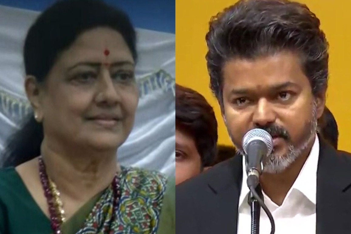 Follow MGR, Jayalalithaa's footsteps: VK Sasikala wishes 'excellent administration' to new TN CM Vijay
