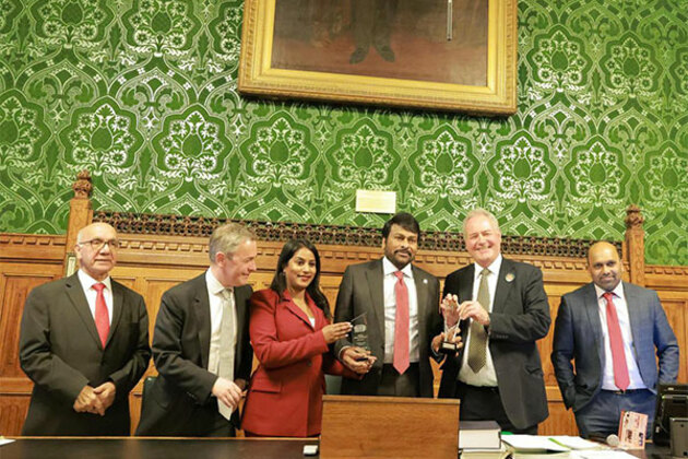 "Heart filled with gratitude": Chiranjeevi receives Lifetime Achievement Award at House of Commons