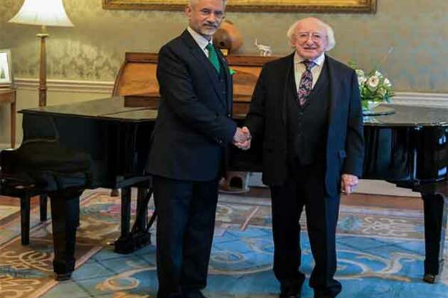 EAM Jaishankar meets Ireland President Michael Higgins