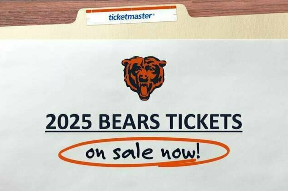 Bears tickets for 2025 season on sale now