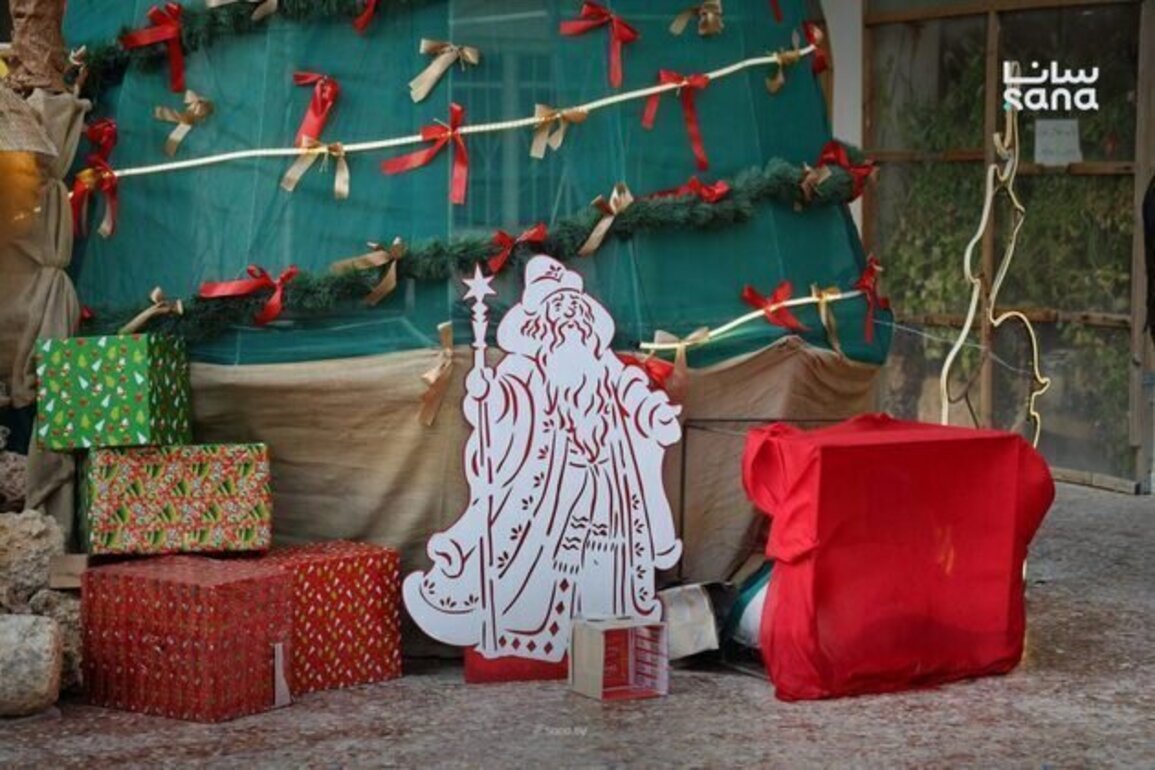 Traditional handicrafts exhibition held in Maaloula near Damascus