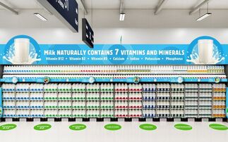 Health messaging in the dairy aisle inspires shoppers to buy more