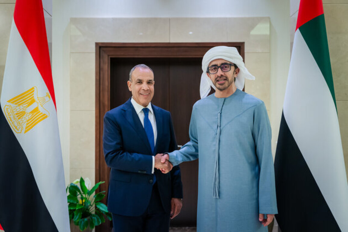 Abdullah bin Zayed receives Egyptian FM; reviews fraternal ties, regional developments