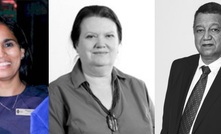 Implats' new board members: CFO Meroonisha Kerber (left), Dawn Earp (middle) and Preston Preston Speckmann (right)