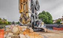 The Liebherr LBX 600 carrier machine’s modular boom system enables flexible operation