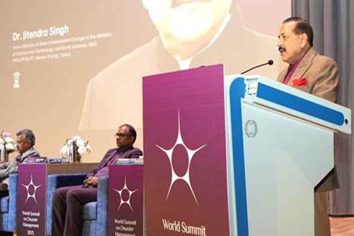 Union Minister Jitendra Singh highlights India's strong disaster preparedness at 'World Summit on Disaster Management' in Dehradun