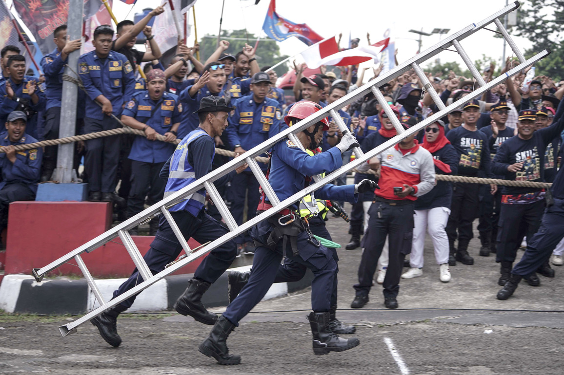 INDONESIA-JAKARTA-FIREFIGHTER CHALLENGE-COMPETITION