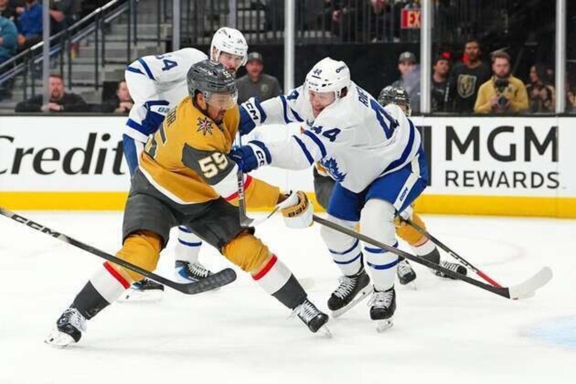 Knights pull even in final seconds, stun Leafs in OT