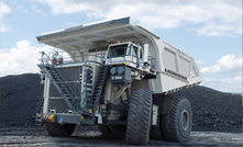 The Liebherr T284 truck