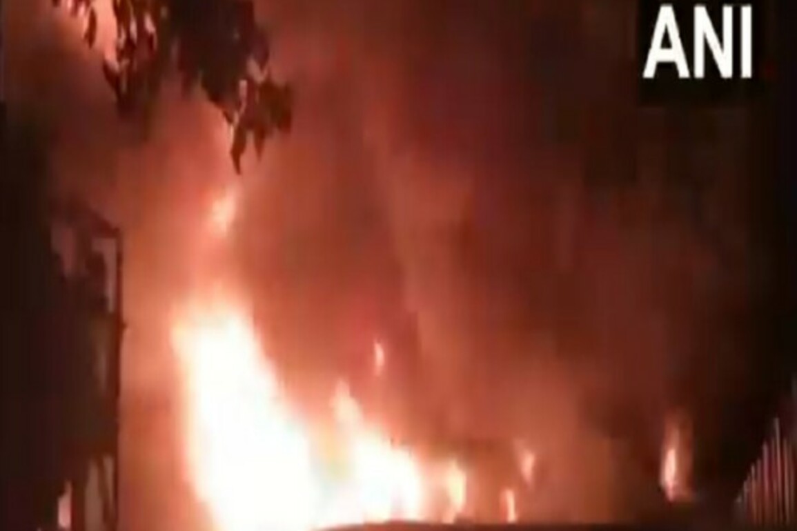 Fire breaks out at godown in West Bengal's Barasat