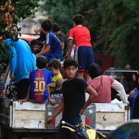 Displaced and disrupted -- thousands flee southern Lebanon as Israeli airstrikes intensify