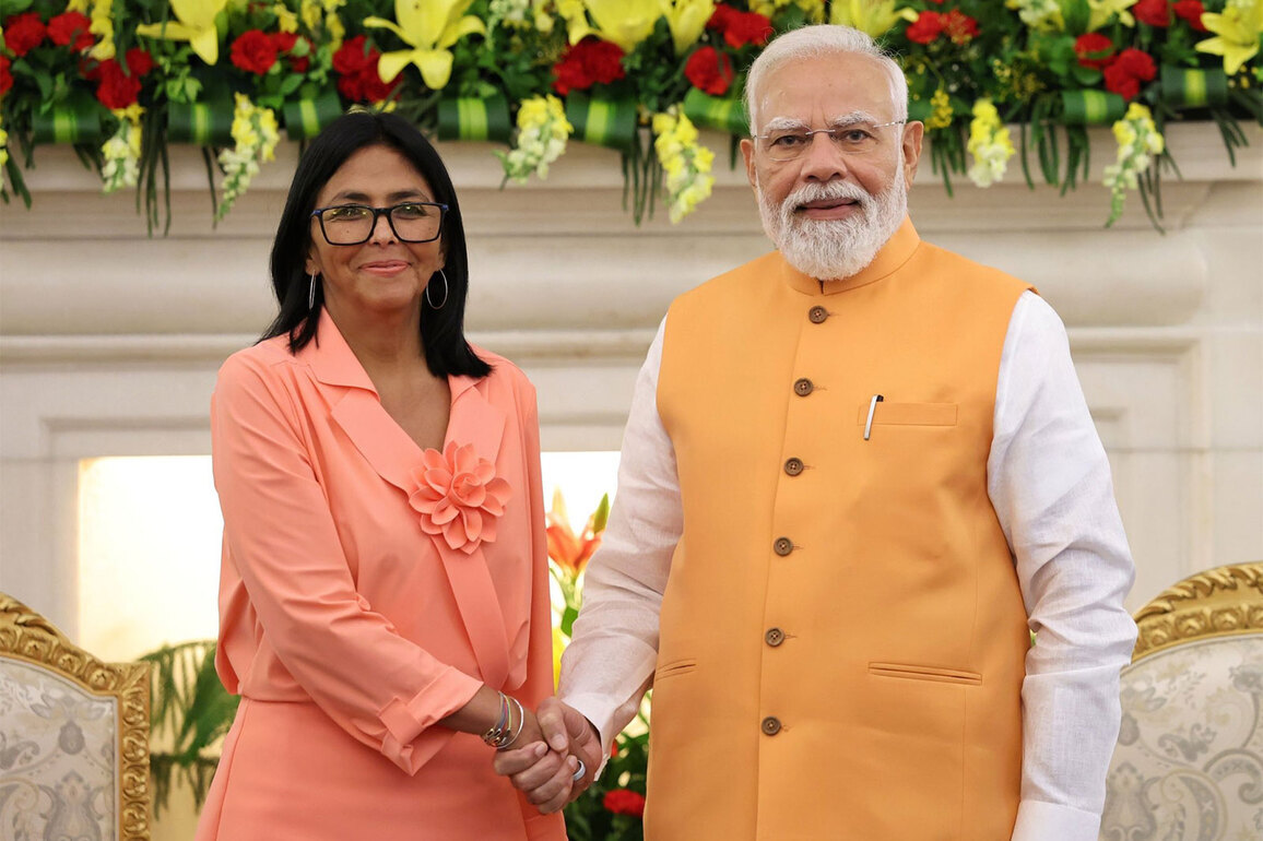 Energy, trade, investment emerge as key areas of discussion during meet between PM Modi, Venezuela Acting President Rodriguez