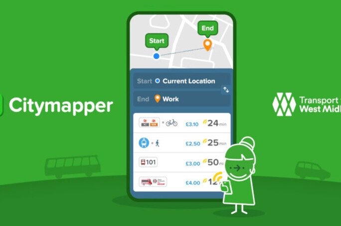 TfWM and Citymapper form new partnership