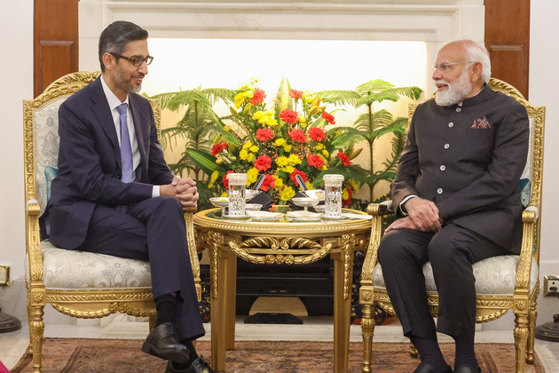 "Google can work with our talented students and professionals": PM Narendra Modi on meeting Sundar Pichai