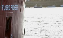  Fugro Pioneer leaving the Port of Sunderland to begin a six-month offshore site investigation and survey campaign for innogy’s Sofia offshore wind farm