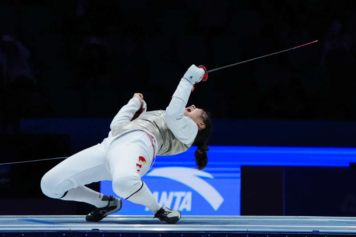 (SP)CHINA-15TH NATIONAL GAMES-FENCING-WOMEN'S FOIL-INDIVIDUAL-FINAL (CN)