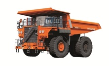 The new Hitachi EH4000-AC3 rigid body dump truck