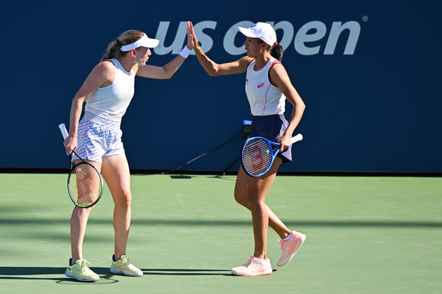(SP)U.S.-NEW YORK-TENNIS-US OPEN-WOMEN'S DOUBLES-SECOND ROUND