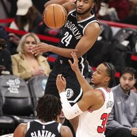 (SP)U.S.-CHICAGO-BASKETBALL-NBA-NETS VS BULLS