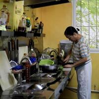 Cooking up hope -- communal kitchen nourishes cancer patients with love