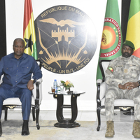 MALI-BAMAKO-GHANAIAN PRESIDENT-MALIAN PRESIDENT-MEETING