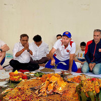 Punjab Kings performs puja ahead of IPL 2026 season
