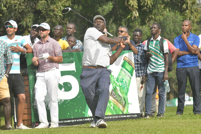 enyas ismas ndiza tees off during the final round of the professionals open at itante hoto by ichael subuga