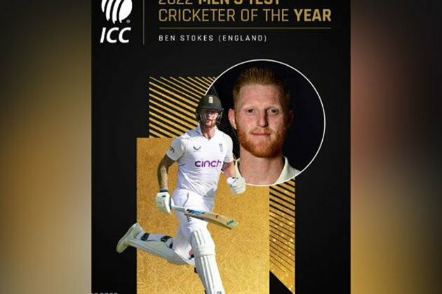 England's Ben Stokes named as ICC Men's Test Cricketer of 2022