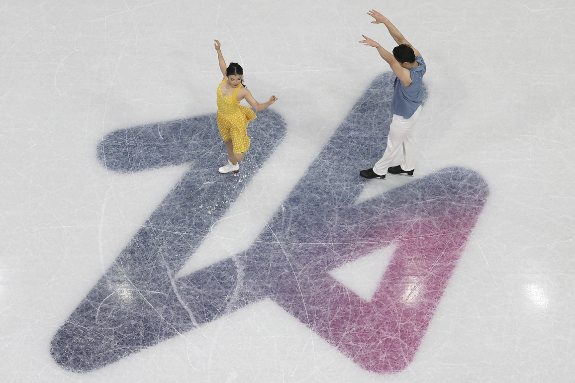 (MICO2026)ITALY-MILAN-OLYMPIC WINTER GAMES-FIGURE SKATING-TEAM EVENT-ICE DANCE-RHYTHM DANCE