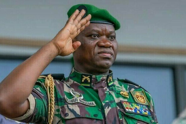 Gabons military ruler declares bid for presidency