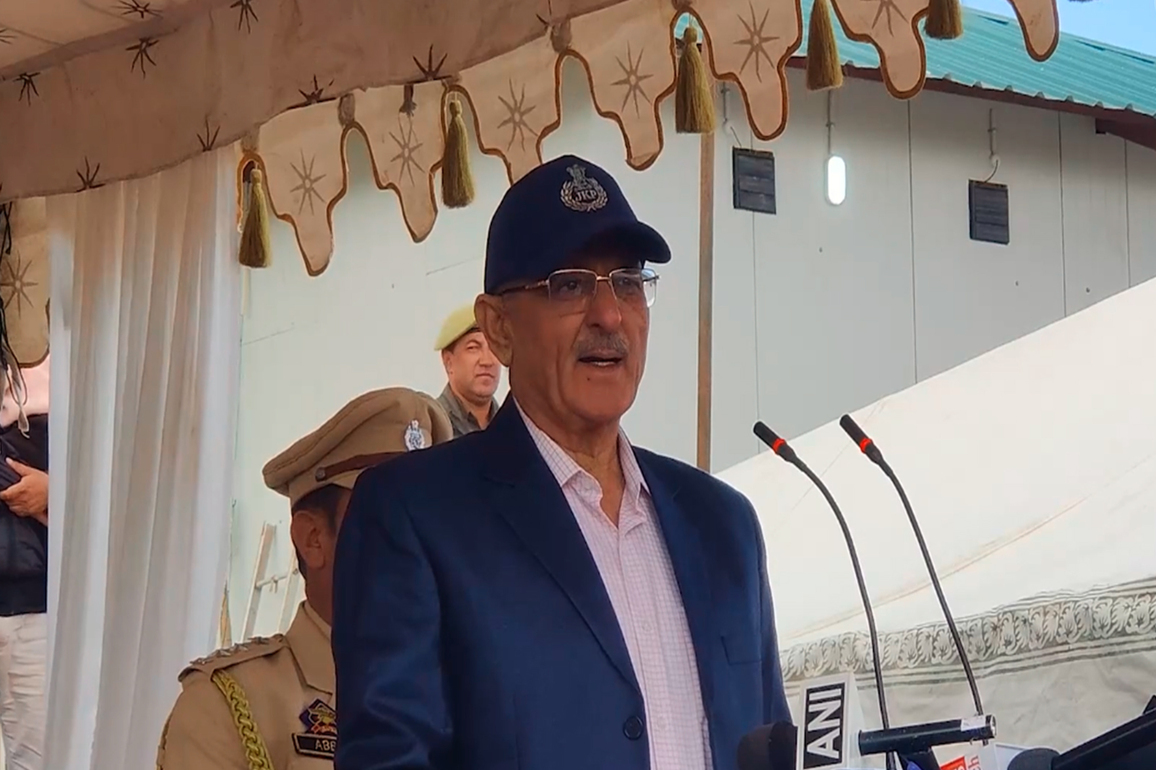 "Symbolises growing strength, discipline and self-reliance of Ladakh Police", says LG Kavinder Gupta on first-ever Passing Out Parade