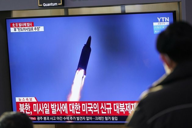 Pyongyang test-fires suspected ballistic missiles